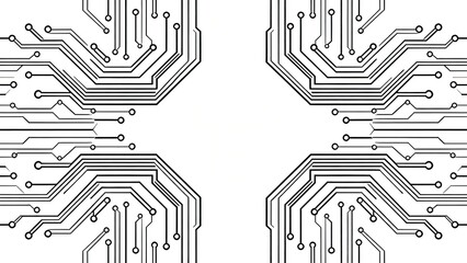 Abstract circuit board pattern