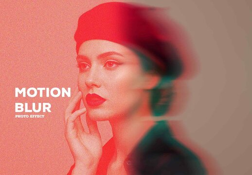 Motion Blur Portrait Photo Effect Template
