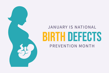 Obraz premium Preventing Birth Defects Awareness Month