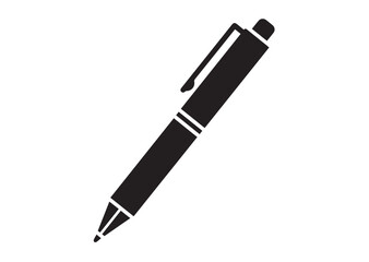 Fototapeta premium Pen icon, Pen silhouette vector