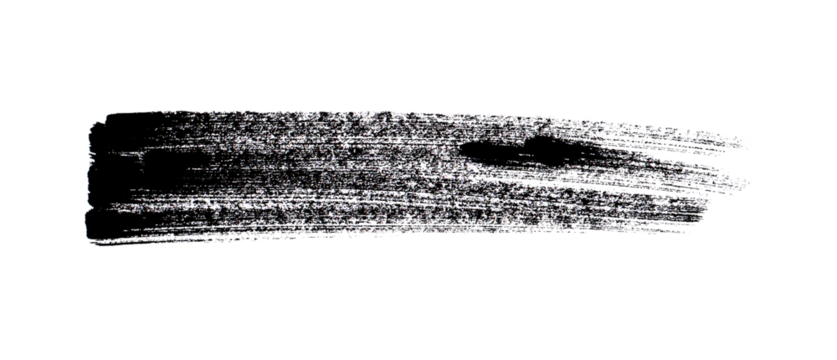 brush strokes isolated on white, including grunge acrylic textures, hand-drawn thick lines, rectangles, banners, sketchy horizontal strokes - Powered by Adobe