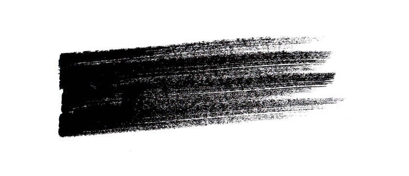 brush strokes isolated on white, including grunge acrylic textures, hand-drawn thick lines, rectangles, banners, sketchy horizontal strokes - Powered by Adobe