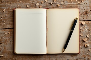 This distinctive retro-style notebook is perfect for handwritten notes and daily planning. It features clearly defined space for text, making it versatile for various uses.