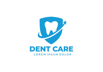Dental care concept logo design for your branding and identity