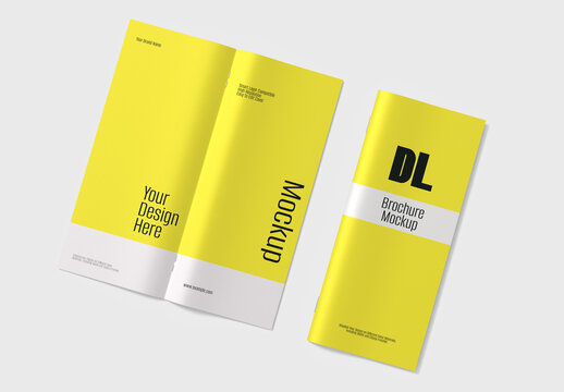 DL Brochure Mockup