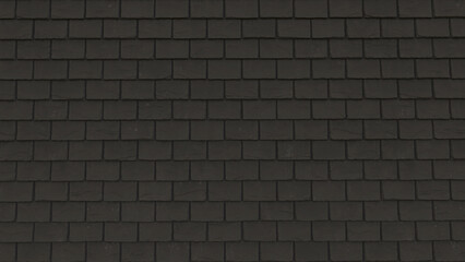 Dark Gray Textured Roofing Shingles Pattern Background
