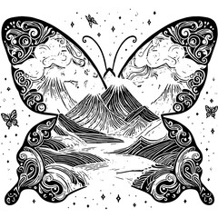 butterfly tattoo design