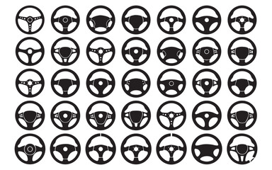 Car Steering Wheel Icons
