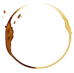 coffee stain 6. This is a PNG file Vintage of a coffee stain image.