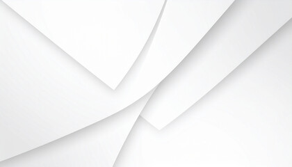 Minimalist diagonal layers in white and gray converging toward a bright focal point.