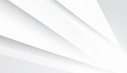 Minimalist diagonal layers in white and gray converging toward a bright focal point.