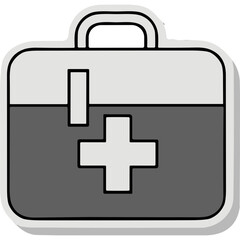 Obraz premium Medical First Aid Kit Icon