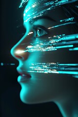 A cybernetic entity existing between the physical and digital realms, Rare Computing