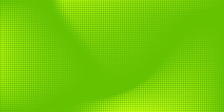 Dots halftone green color pattern gradient texture with technology digital background. Modern Dots pop art comics with nature graphic design concept art