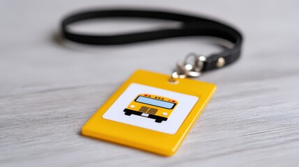 Driver badge with policy verification tag, School bus insurance