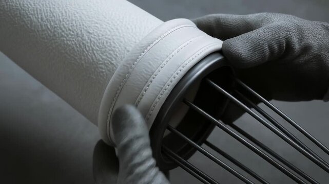 Powerful cleaning machine with advanced filter and glove protection removes dust and contaminants for healthier environment and planet care