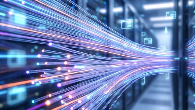 Fiber Pulse: Data Flow in Tech Corridor