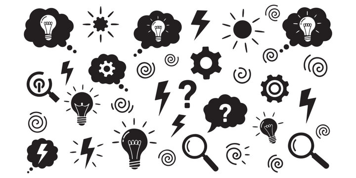 seamless pattern with black and white butterflies