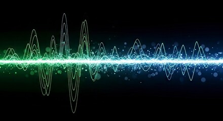 Vibrant Sound Waves - A Symphony of Light and Energy.