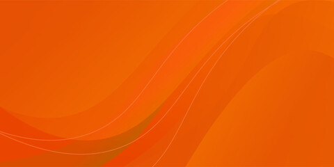 Abstract colorful orange curve background