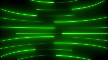 Neon Green Light Trails Curving in Dark Background Abstract Digital Motion neon light trails green light effects - Powered by Adobe