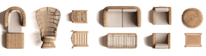 An isolated wooden box on a brown board opens to reveal an old book and a complete set of tools for a sewing machine