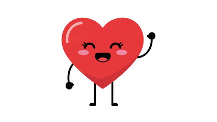 Joyful Heart Greeting with a Wave 