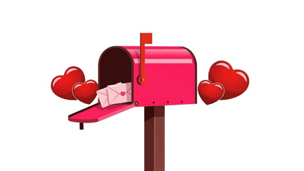 Valentine's Postbox Overflowing with Affection