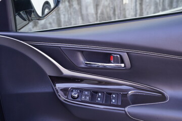 SUV,ドア,ドアノブ、スイッチ,,車内, 室内