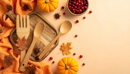 Autumn Harvest Food Background