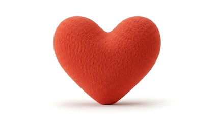 Fototapeta premium Soft Red Heart