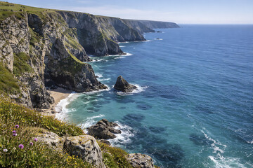 Fototapeta premium Dramatic Coastal Cliffs