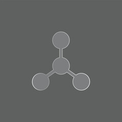 Network Connection Line Icon &ndash; Data, Node, and System Link Symbol