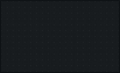 Minimalist black background featuring thin white grid lines for design or blueprint purposes