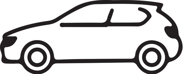 Car  Icon simple icon. Vector ICON all icon Viktor.
