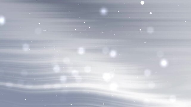 silver gradient background combine gray abstract background with soft white bokeh lights animation from bottom