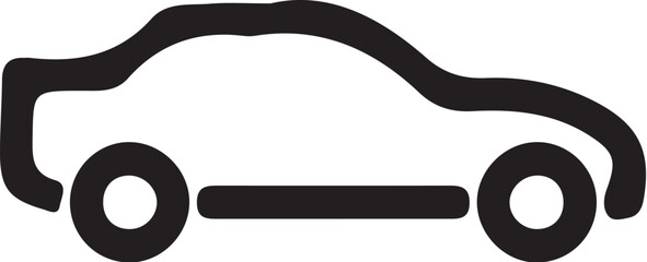 Car  Icon simple icon. Vector ICON all icon Viktor.
