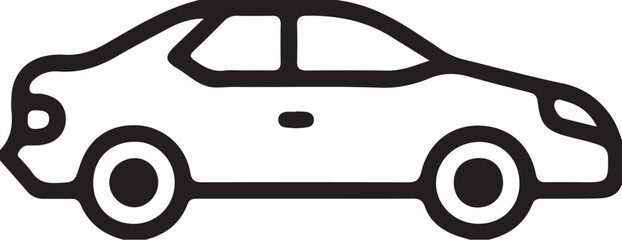 Car  Icon simple icon. Vector ICON all icon Viktor.
