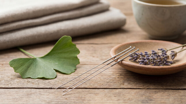 Acupuncture traditional Chinese medicine alternative therapy holistic healing treatment promoting wellness pain relief stress reduction through ancient practice natural healthcare approach - Powered by Adobe