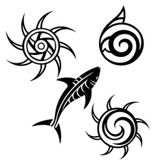 Obraz premium Tribal tattoo designs