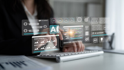 AI assistant with chatbot windows, code editor, and performance analytics for intelligent automation and development Parse