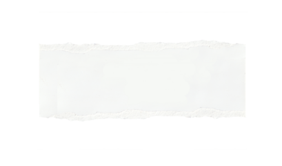 Torn Paper Revealing Abstract: A close-up captures a strip of torn paper revealing an open space, highlighting the texture, and raw edge 