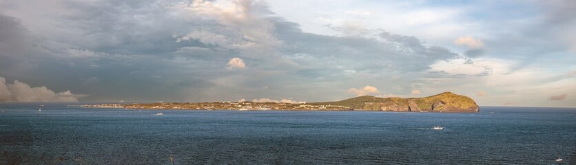 Naklejka premium Udo island (Cow Island in Korean), also known as U Island or Soseom, Jeju, South Korea