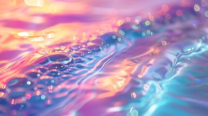 Holographic slime asmr background