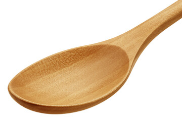 wooden Spoon, isolated, full depth of field