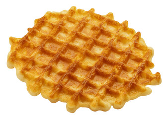 Waffle, cookie isolated, full depth of field