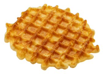Waffle, cookie isolated, full depth of field