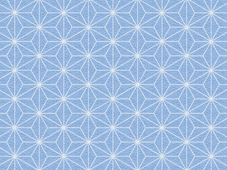 Fototapeta premium 和柄＿麻の葉＿和紙の背景素材_01