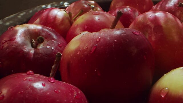 Red Juicy and Healthy Fruit Apple.