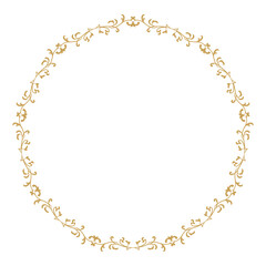 An antique-style decorative frame. A decorative border with a luxurious feel. An elegant vintage-design frame.